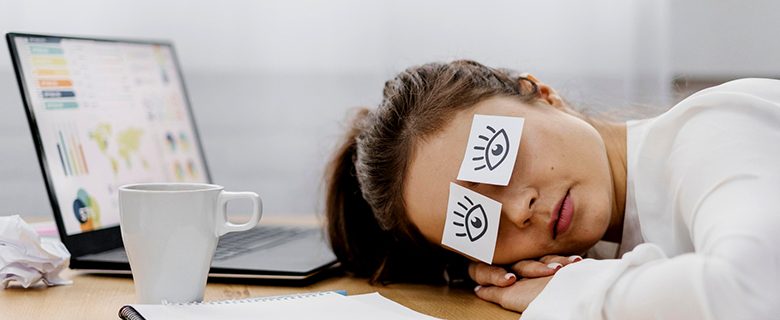 tired woman covering her eyes photo by freepik from Freepik